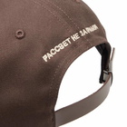 PACCBET Men's Sun Logo Cap in Dark Brown