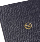Kingsman - Smythson Panama Cross-Grain Leather Notebook - Blue