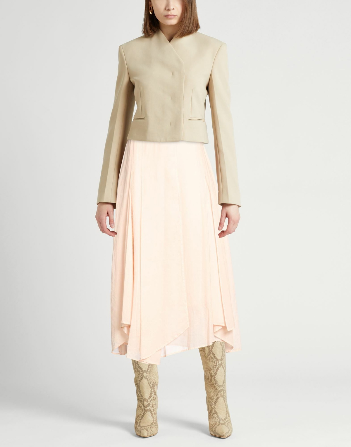 Peserico Womens Midi skirt Blush
