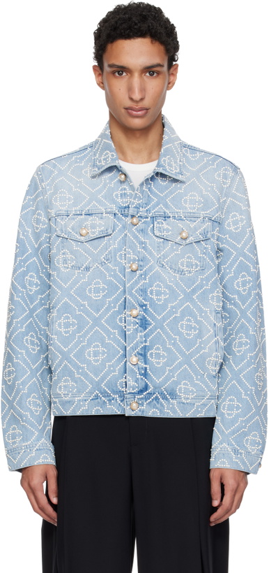 Photo: Casablanca Blue Pearl Denim Jacket