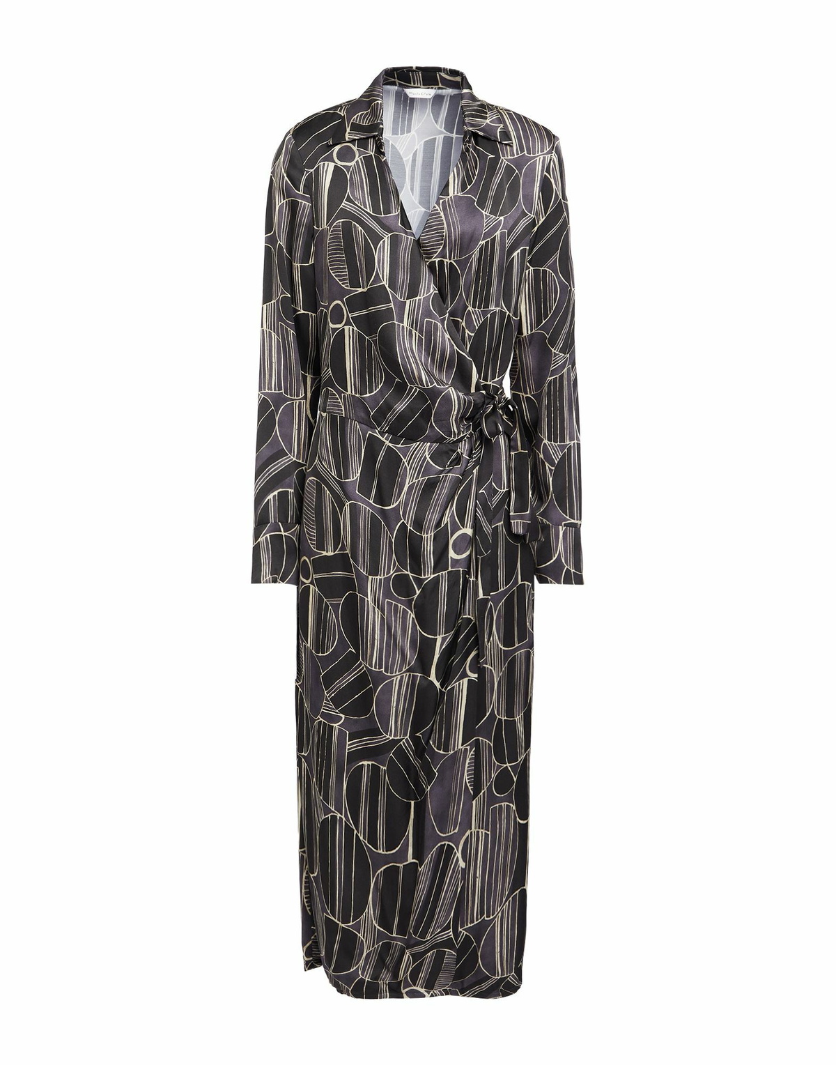 Manila Grace Womens Midi dress Charcoal