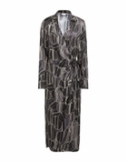Manila Grace Womens Midi dress Charcoal