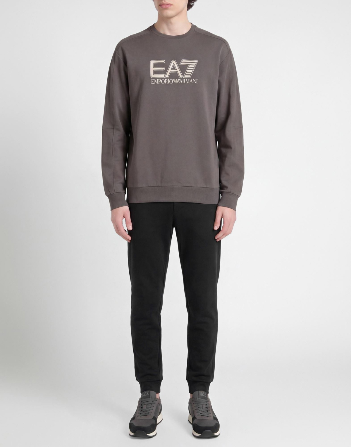 Ea7 Mens Sweatshirt in Grey