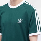 Adidas Men's 3 Stripe T-Shirt in Mineral Green
