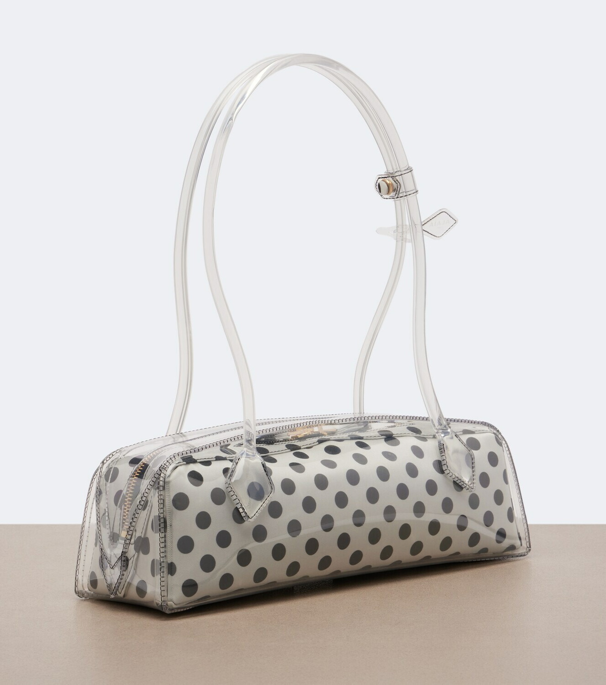 Alaïa Le Teckel Small polka-dot shoulder bag