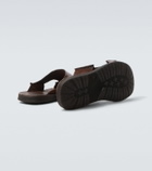 Sabah Lido leather slides