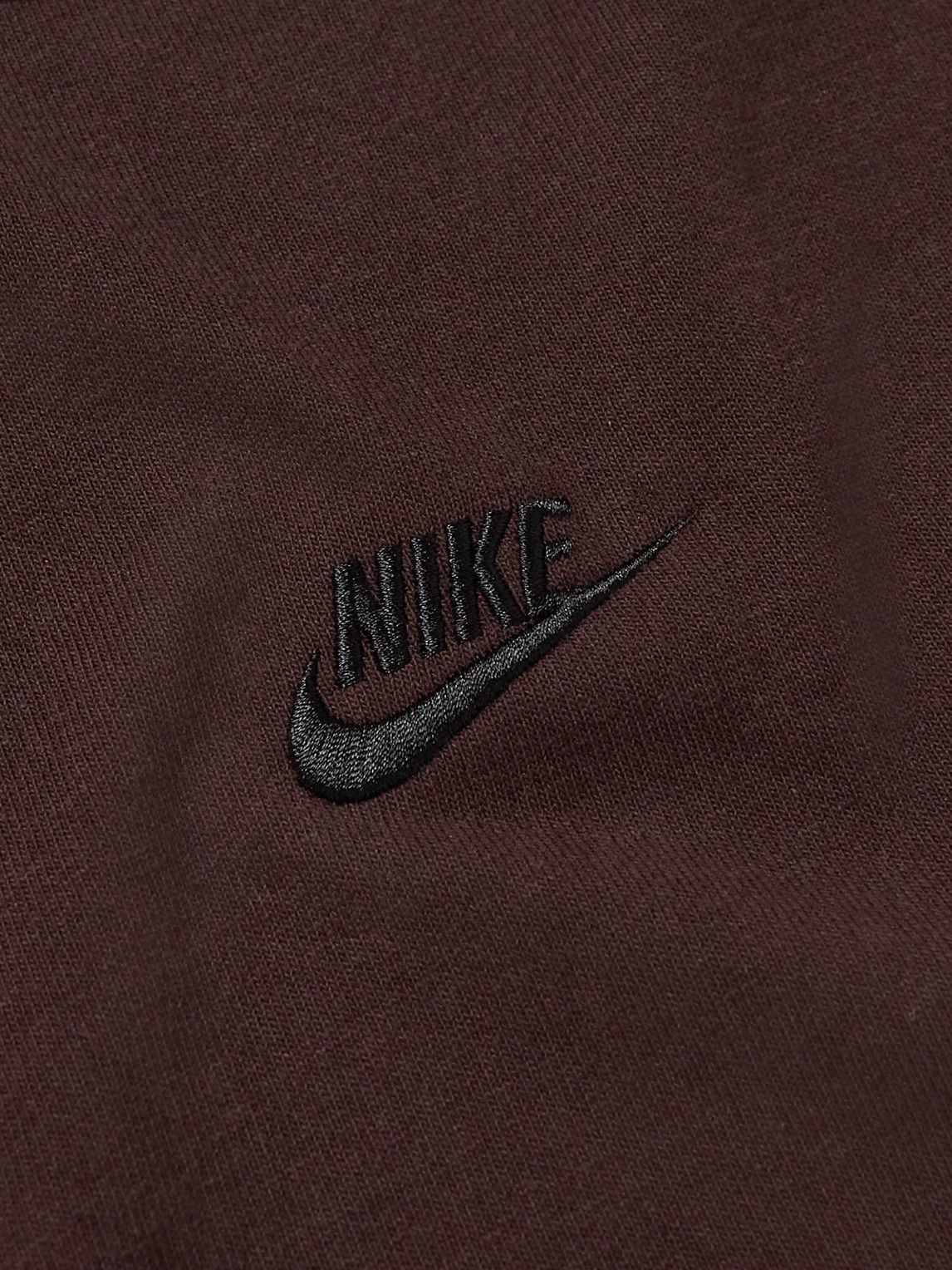 Nike Sportswear Premium Essentials Logo-embroidered Cotton-jersey