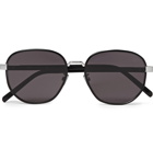 Berluti - Spectre Round-Frame Acetate and Metal Sunglasses - Black