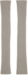 Rick Owens Off-White Porterville Ribbed Arm Warmers