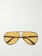 TOM FORD - Rupert-02 Aviator-Frame Metal Sunglasses