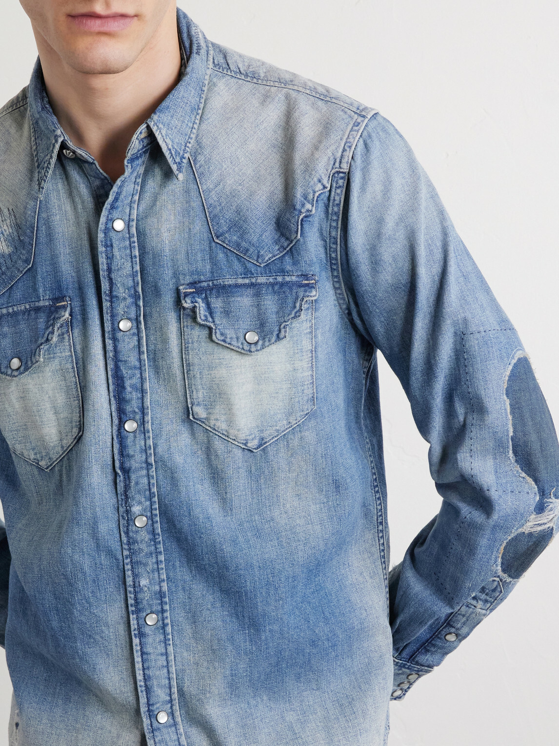 RRL - Addington Denim Shirt - Blue
