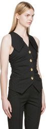 GANNI Black Striped Vest