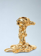 POLSPOTTEN Sculptural Metal Candle Holder