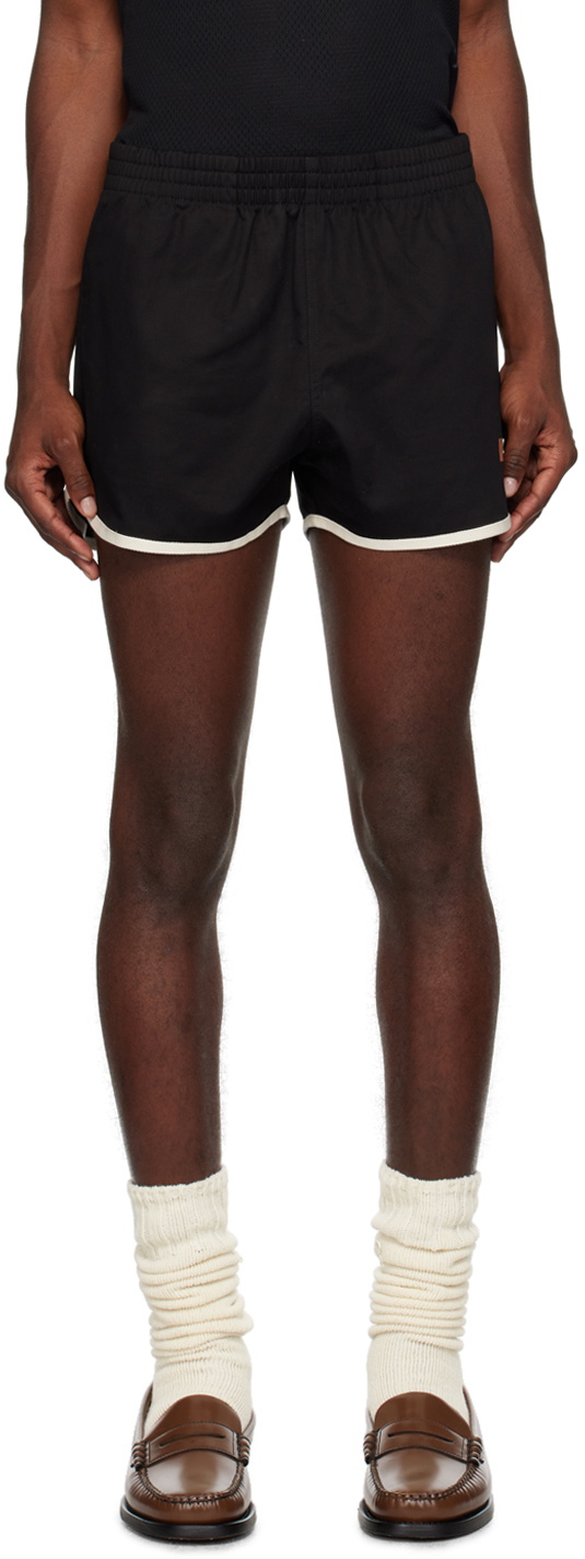 HAULIER Black Monaco Shorts