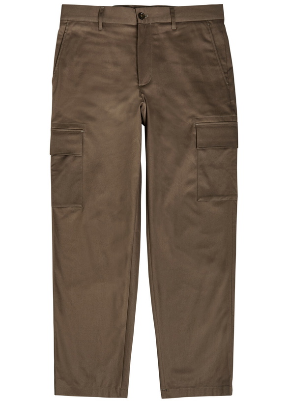 Photo: NN07 Mylo Stretch-cotton Cargo Trousers Bronze