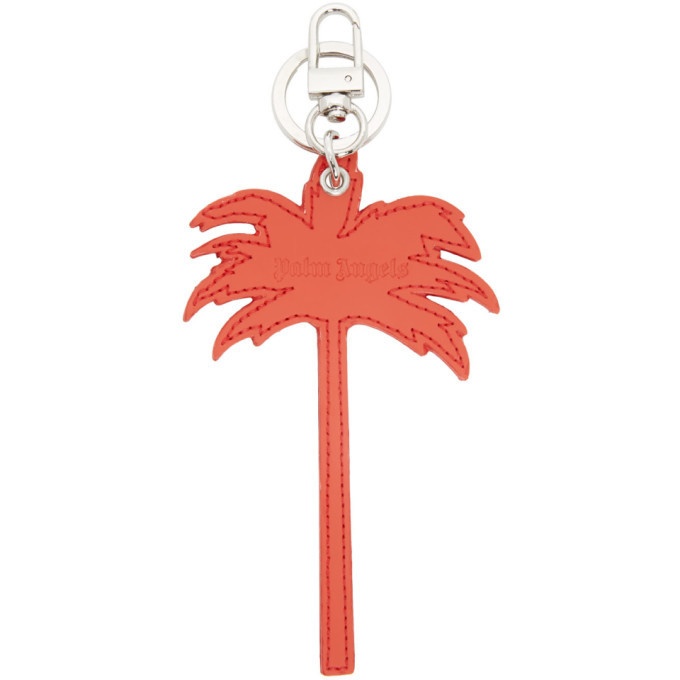 Palm Angels Red Palm Tree Keychain Palm Angels