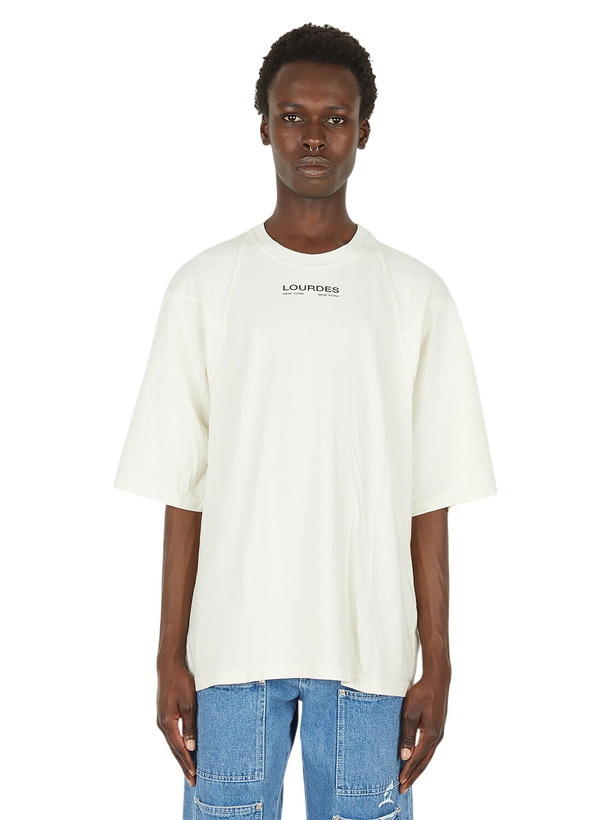 Photo: Lourdes Logo Print Graphic T-Shirt