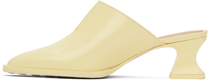Bottega Veneta Beige Cha-Cha Mules Bottega Veneta
