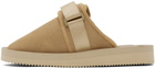 Suicoke Beige ZAVO-VS Slippers