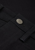 Maria Mcmanus Bow Crop Barrel-leg Jeans Black