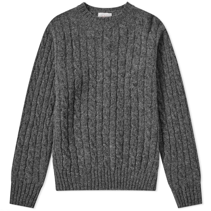 Photo: Jamieson's of Shetland Cable Crew Knit