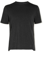 ON - Active Stretch Cotton-Blend Jersey T-Shirt - Black