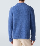 God's True Cashmere Cloud cashmere sweater with lapis lazuli