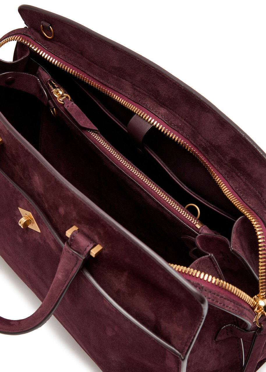 Metier Private Eye Suede Tote bag - Burgundy - One Size