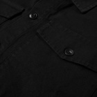 Nudie Jeans Co Men's Nudie Colin Canvas Overshirt in Black