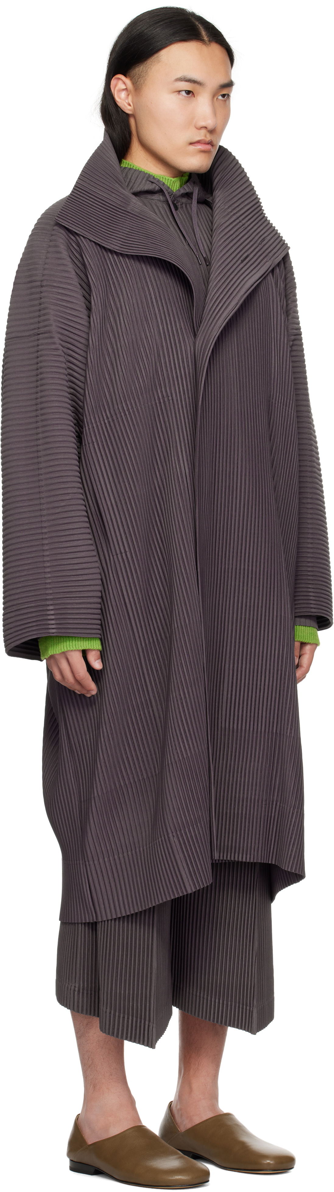 HOMME PLISSÉ ISSEY MIYAKE Purple Monthly Color December Coat