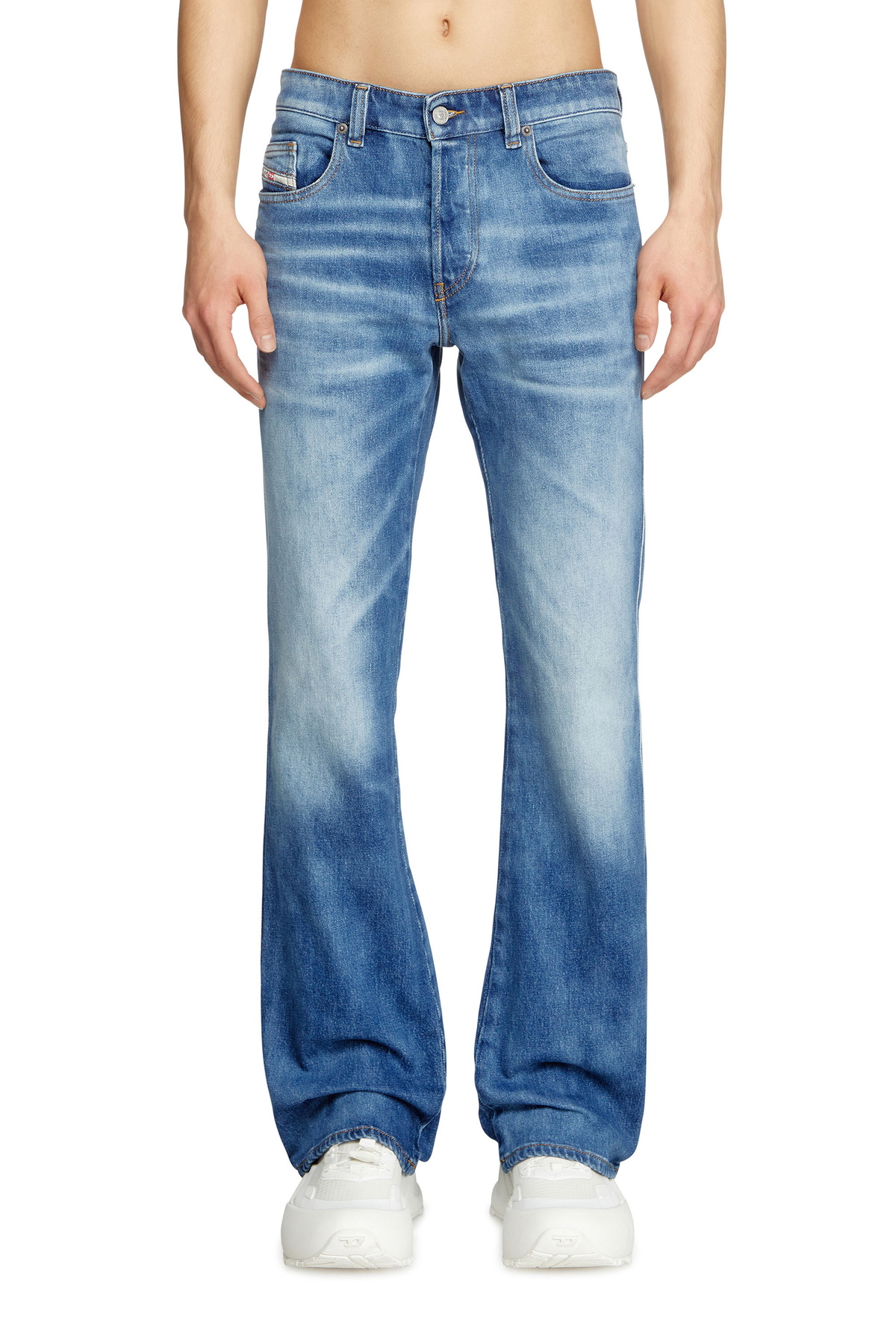 Diesel Bootcut Jeans Regular Waist 1998 D-Buck - Jeans Mens in Blue