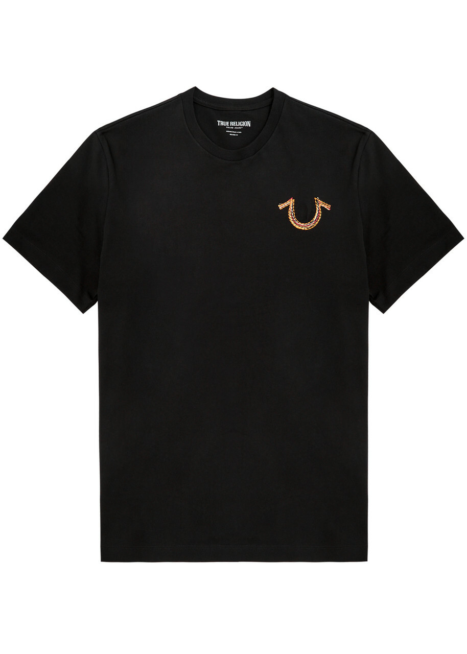 数量限定アイテムTRUE RELIGION ブラック Tシャツ トゥルーレリジョン Tシャツ Buddhaプリント 半袖 ユニセックス