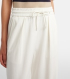 Max Mara Cotton and silk-blend sweatpants