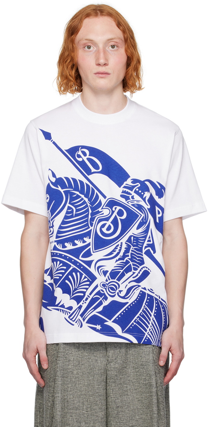 Burberry White EKD T-Shirt Burberry