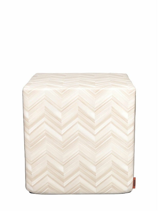 Photo: MISSONI HOME Layers Inlay Cube Pouf