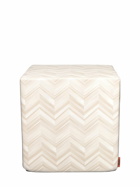 MISSONI HOME Layers Inlay Cube Pouf