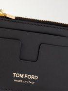 TOM FORD - Leather Zipped Cardholder with Lanyard