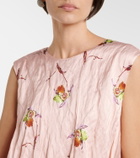 Emilia Wickstead Meave floral satin minidress