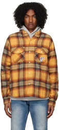 Billionaire Boys Club Orange Check Shirt