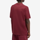 Y-3 Men's Relaxed Short Sleeve T-Shirt in Shadow Red
