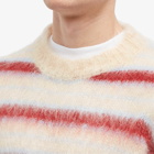 Marni Men's Mohair Crew Neck Knit in Tan