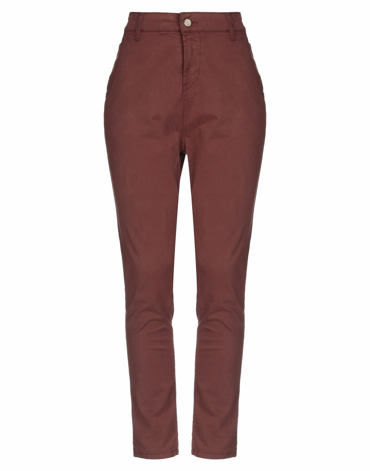 Manila Grace Womens Pants Chocolate in Brown