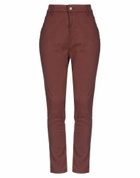 Manila Grace Womens Pants Chocolate in Brown