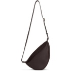 The Row Burgundy Small Slouchy Banana Bag