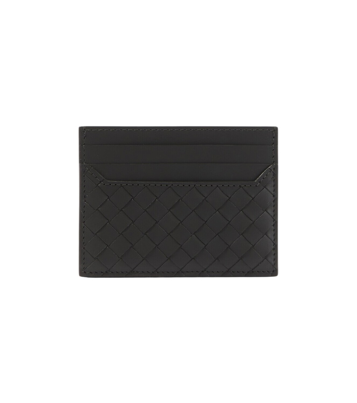 Photo: Bottega Veneta Intrecciato leather card holder