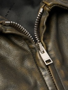 Marant - Braian Leather Blouson Jacket - Brown