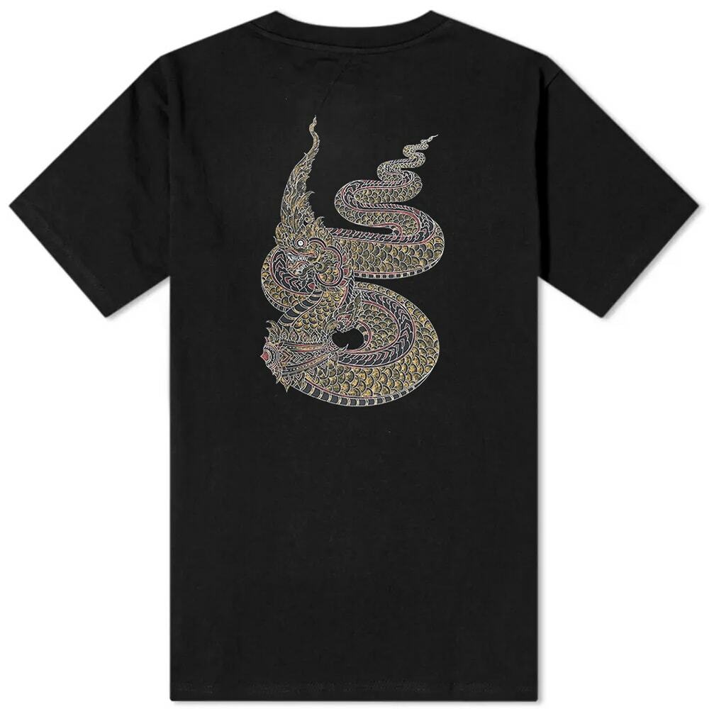 Maharishi Men's Temple Naga T-Shirt in Black Maharishi