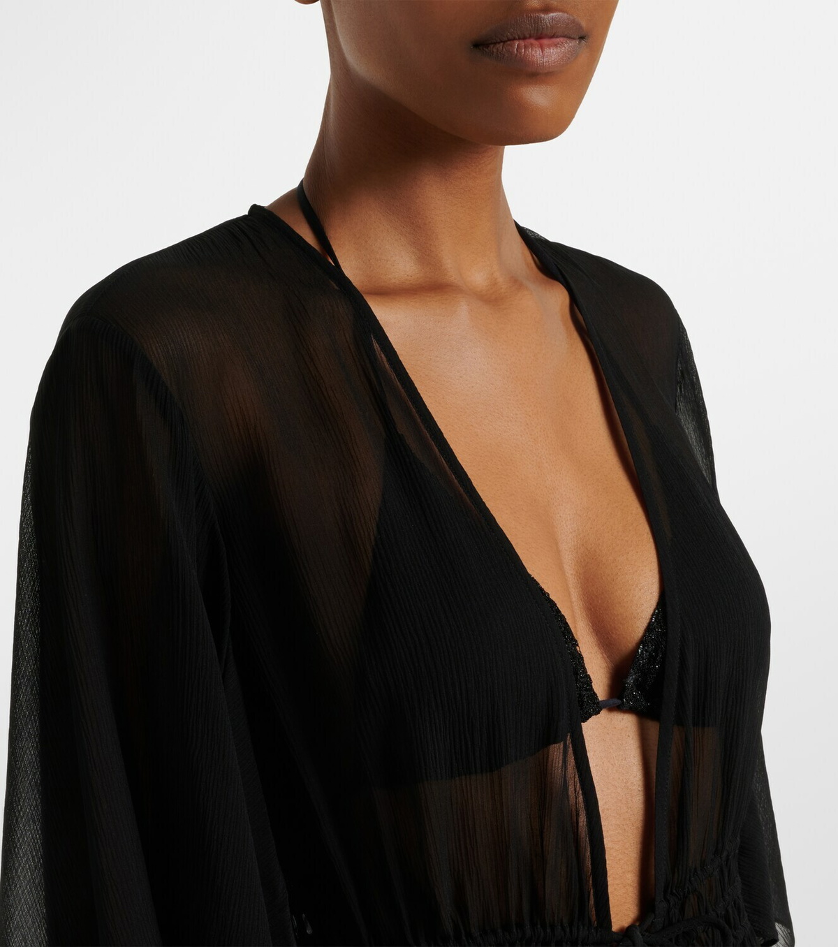 Eres Operette silk muslin top