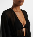 Eres Operette silk muslin top