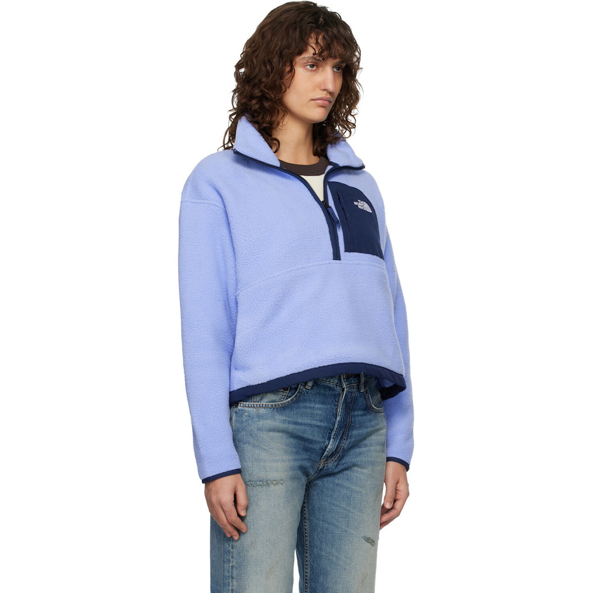 The North Face Purple Yumiori Off Peak 1/2-Zip Jacket